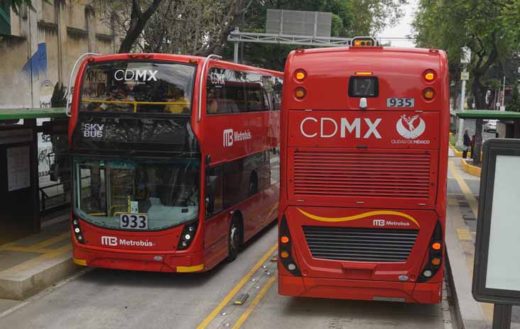 MB Metrobus ADL Enviro500MMC 933 & 935